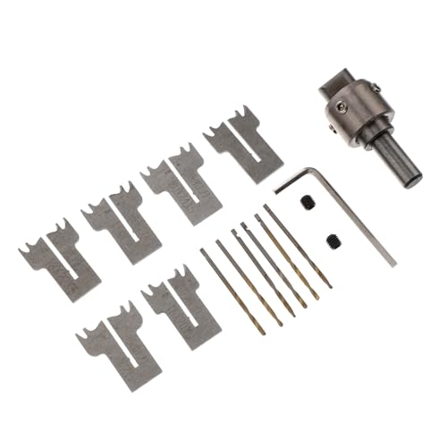DIYEAH 1 Satz Ringmesser -sicherheitsschnalle Holzbearbeitung Schnitzen Bohren Bausatz Zur Herstellung Von Ringen Ringbohrer Schmuckbohrer-set Kit Zur Schmuckherstellung Legierung Silber von DIYEAH