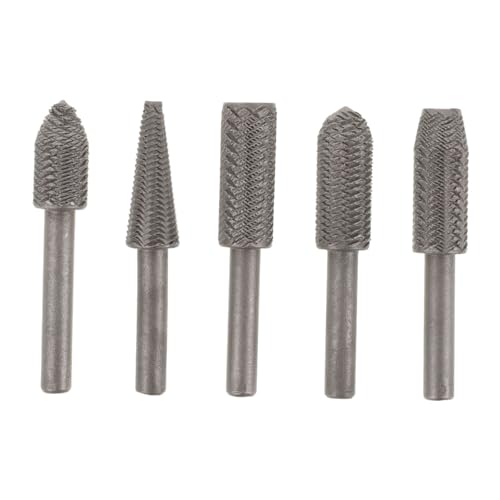 DIYEAH 1 Satz Rotationsstahldatei Eingestellt Stahlgravurbohrer Holzbearbeitungswerkzeuge Schnitzbits Form Universelle Rotationswerkzeugbits Gravurwerkzeug 45 Stahl Schwarz 5 Stück DIYEAH 1 Satz Rotationsstahldatei Eingestellt Stahlgravurbohrer Holzbearbeitungswerkzeuge Schnitzbits Form Universelle Rotationswerkzeugbits Gravurwerkzeug 45 Stahl Schwarz 5 Stück von DIYEAH
