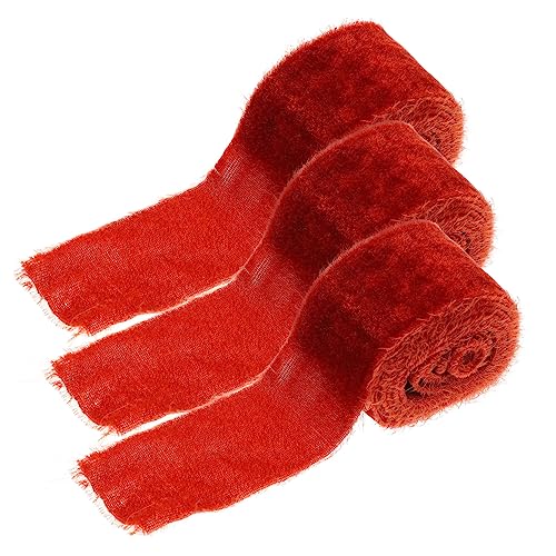 DIYEAH 1 Satz Samtband Reißen Seidenband Ribbon Tortendeko Einschulung Geschenkverpackungen Diy Geschenkband Für Sortiertes Band Neutral Geschenkschleifband Paketband Polyester 3rollen von DIYEAH