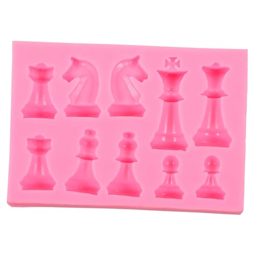 DIYEAH 1 Satz Schach Silikonform für DIY Schachfiguren Gießform für Bastelprojekte Langlebig und Sicher für zu Besonderen Anlässen Wie Geburtstagen und Festen von DIYEAH
