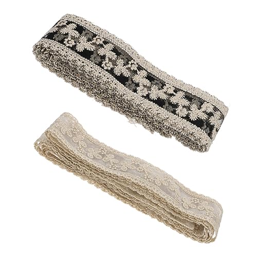 DIYEAH 1 Satz Schmuckzubehör Ribbon Bandfeile Schienbeinschoner Tape Langlebiges Material Textilzubehör Schleife Kopfschmuckband Multi Bündeln Diy Zubehör Diy-bänder Stickerei 2 Stück von DIYEAH