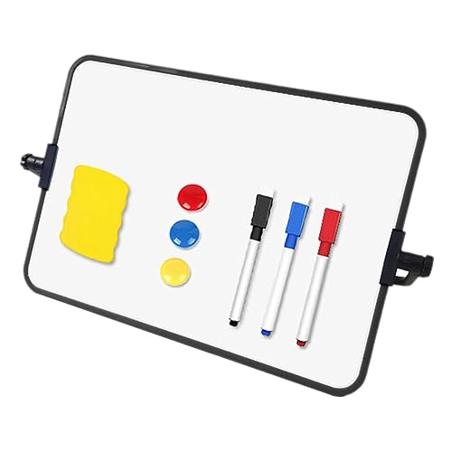DIYEAH 1 Satz Schreib- und Zeichenbrett Schreibtisch-Trockenlöschtafel Trockenlöschtafel für den Schreibtisch Tragbares Whiteboard Home Whiteboard handgehaltenes Trockenlöschbrett Plastik von DIYEAH