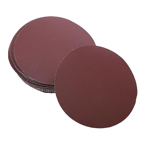 DIYEAH 1 Satz Selbstklebendes Sandpapierblatt Polieren Von Sandpapier Schleifen Automobil Runden Auto Schleifpapier Runde Schleifpapiere Nassschleifpapier Sandmaterial Rot 20 Stück von DIYEAH