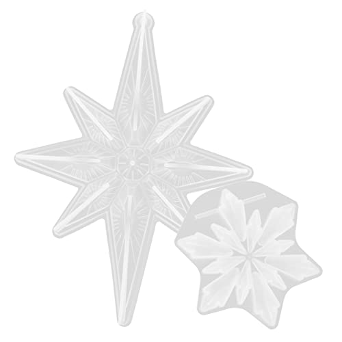DIYEAH 1 Satz Silikonformen Für Weihnachten Schneeflocken Silikonform Für Diy Dekorative Gießform Für Epoxidharz Wachs Und Seifen Für Weihnachtsdekoration Und Bastelarbeiten 2 Stück von DIYEAH