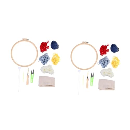 DIYEAH 1 Satz Stanzstickset für Anfänger embroidery + handwerkskunst das edith eger dekorationen Stränge Stickerei Stich-Kits Bastelwerkzeug für Stickformfaden Bambus DIYEAH 1 Satz Stanzstickset für Anfänger embroidery + handwerkskunst das edith eger dekorationen Stränge Stickerei Stich-Kits Bastelwerkzeug für Stickformfaden Bambus von DIYEAH