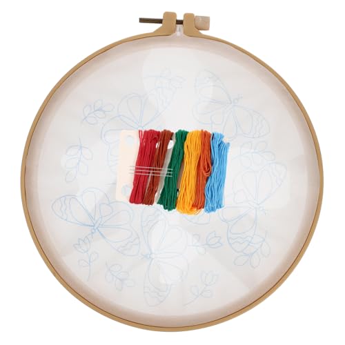 DIYEAH 1 Satz Stickerei-Kit Stickgarne Nähen Bausätze Stickrahmen Stanznadel zum Sticken embroidery set Nähset für den Anfang DIY-Material Kreuzstich-Kits Nähmaterial Organza Colorful DIYEAH 1 Satz Stickerei-Kit Stickgarne Nähen Bausätze Stickrahmen Stanznadel zum Sticken embroidery set Nähset für den Anfang DIY-Material Kreuzstich-Kits Nähmaterial Organza Colorful von DIYEAH