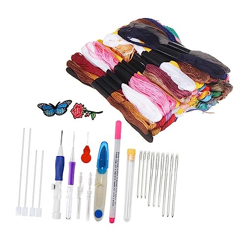 DIYEAH 1 Satz Stickerei-basis-kit Stickformfaden Stanzstickset Für Anfänger Bastelwerkzeug Für DIYEAH 1 Satz Stickerei-basis-kit Stickformfaden Stanzstickset Für Anfänger Bastelwerkzeug Für von DIYEAH