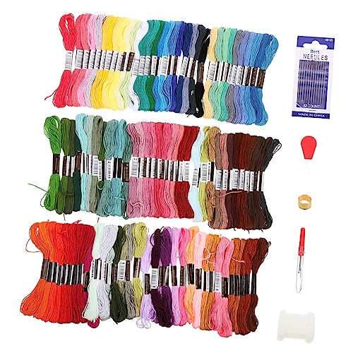 DIYEAH 1 Satz Stickgarn Stichfaden Seiden Stickfaden Regenbogen stickzubehör selber machen embroidery bastelzeug Stickerei-Kit für Kunsthandwerk farbig bestickte Fäden Rostfreier Stahl DIYEAH 1 Satz Stickgarn Stichfaden Seiden Stickfaden Regenbogen stickzubehör selber machen embroidery bastelzeug Stickerei-Kit für Kunsthandwerk farbig bestickte Fäden Rostfreier Stahl von DIYEAH