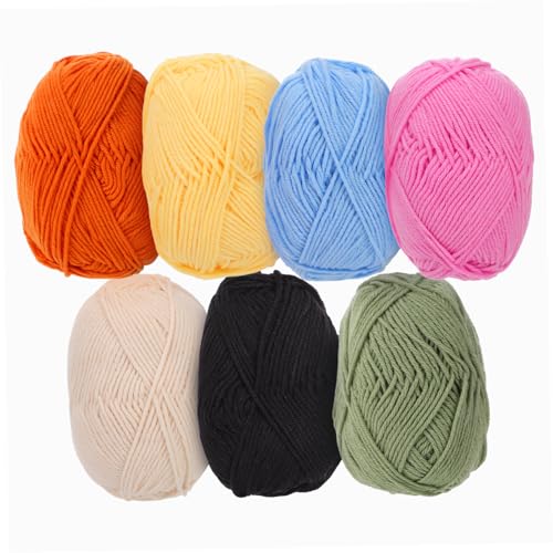 DIYEAH 1 Satz Strickgarn Schüttgut Fäden Milch Grünes Garn Farbiges Baumwollgarn Nähgarn Für Nähmaschine Farbiges Strickwollgarn Stricken Häkelgarn Weiches Garn Nähen Babygarn 7 Stück DIYEAH 1 Satz Strickgarn Schüttgut Fäden Milch Grünes Garn Farbiges Baumwollgarn Nähgarn Für Nähmaschine Farbiges Strickwollgarn Stricken Häkelgarn Weiches Garn Nähen Babygarn 7 Stück von DIYEAH