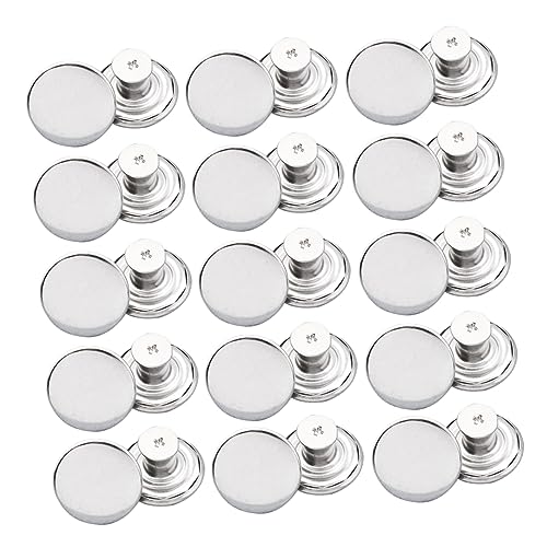 DIYEAH 1 Satz Teiliges Set Verstellbarer Jeansknöpfe Abnehmbare Nahtlose Metallknöpfe für Hosen zur Anpassung der Taillenweite Langlebig und Einfach zu Bedienen von DIYEAH
