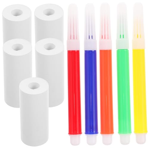 DIYEAH 1 Satz Thermopapier für Drucker Thermoetikettendrucker Aufkleber für Thermodrucker Punkt aufkleberpapier preisschild Thermoaufkleber-Etiketten Etiketten aus Druckerpapier Plastik von DIYEAH