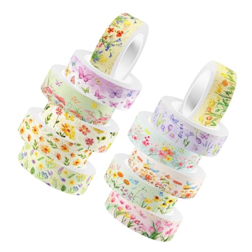DIYEAH 1 Satz Transparentes Washi-tape Mehrzweck-washi-tape Bastelband Selbstklebende Diy-klebebänder Scrapbook- Washi -bänder Klebeband Für Scrapbooking Druckband Aufkleber 12rollen DIYEAH 1 Satz Transparentes Washi-tape Mehrzweck-washi-tape Bastelband Selbstklebende Diy-klebebänder Scrapbook- Washi -bänder Klebeband Für Scrapbooking Druckband Aufkleber 12rollen von DIYEAH