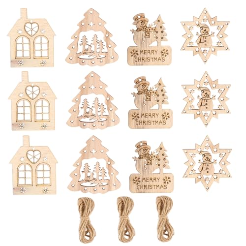 DIYEAH 1 Satz Weihnachts Holzspäne Zum Aufhängen Anhänger Girlande Holzperlen Dekoration Tür Bruchsicher Weihnachtsschmuck Banner Vorhang Baumfigur Kugeln Leere 43 Stück DIYEAH 1 Satz Weihnachts Holzspäne Zum Aufhängen Anhänger Girlande Holzperlen Dekoration Tür Bruchsicher Weihnachtsschmuck Banner Vorhang Baumfigur Kugeln Leere 43 Stück von DIYEAH
