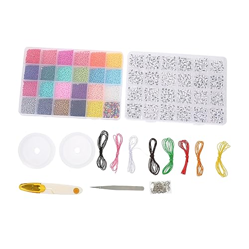 DIYEAH 1 Satz armband zubehör zubehör Perlen für Schmuckhersteller Schmuckset Bands schmuckherstellung schmuck machen Armband Perlenmaterial Perlen zur Herstellung von Armbändern Plastik von DIYEAH