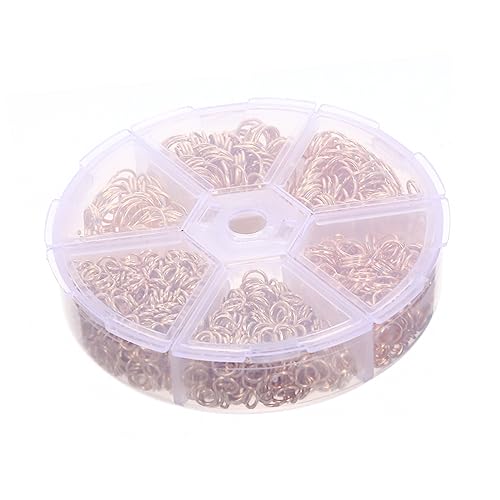 DIYEAH 1 Schachtel DIY Schmuck Zubehör Offene Biegeringe Gold für Schmuckherstellung Bastelprojekte und Kreative Handarbeiten Hochwertige und Langlebige Materialien für DIY von DIYEAH
