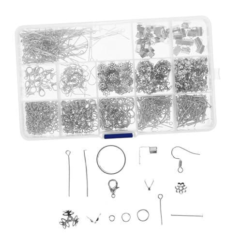 DIYEAH 1 Schachtel Diy Ohrhaken Ohrdraht Schmuckzubehör Ohranhänger Haken Ohrverschluss Bastelset für Frauen zum Ohrring Selbermachen DIYEAH 1 Schachtel Diy Ohrhaken Ohrdraht Schmuckzubehör Ohranhänger Haken Ohrverschluss Bastelset für Frauen zum Ohrring Selbermachen von DIYEAH