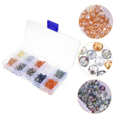 DIYEAH 1 Schachtel Glasperlen für Schmuckherstellung mit Diy Spacer Beads Leicht und Tragbar für Armbänder Ketten und Bastelprojekte von DIYEAH