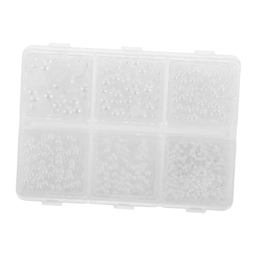 DIYEAH 1 Schachtel Halbperlen Abs Flachrückseiten Imitation Perlen für Nail Art Schmuck Kleidung Diy Bastelprojekte und Haarschmuck Praktischer Aufbewahrungsbox Weiß DIYEAH 1 Schachtel Halbperlen Abs Flachrückseiten Imitation Perlen für Nail Art Schmuck Kleidung Diy Bastelprojekte und Haarschmuck Praktischer Aufbewahrungsbox Weiß von DIYEAH