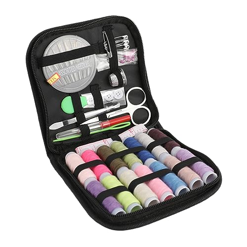 DIYEAH 1 Set 70 Teiliges Nähgarn Werkzeug Nähnadeln Nähnadel Taschenstich Werkzeuge Nähnadel Set Nähset Nähzubehör Schwarz DIYEAH 1 Set 70 Teiliges Nähgarn Werkzeug Nähnadeln Nähnadel Taschenstich Werkzeuge Nähnadel Set Nähset Nähzubehör Schwarz von DIYEAH