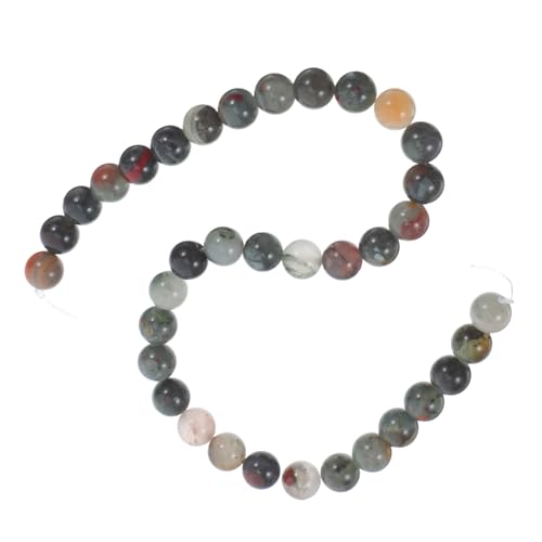 DIYEAH 1 Set Afrikanische Streuperlen Runde Abstandsperlen Kristallsteinperlen DIY Perlen DIY Armbandperlen Runde Perlen Für Armbänder Kristallperlen Für Schmuck Lose von DIYEAH