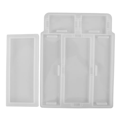 DIYEAH 1 Set Domino-box-silikonform: Diy-harzgussform Für Epoxidharz – Hersteller Einer Langen Rechteckigen Aufbewahrungsbox Mit Deckel – Werkzeug Zur Herstellung Von von DIYEAH