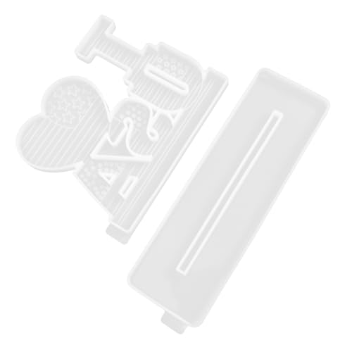 DIYEAH 1 Set Epoxidform Epoxid Dekorationsartikel Künstlicher Fondant Trockenbau Kitt Patriotische Handgefertigte Formen Anhängerherstellung Würfel Unabhängigkeitstag Epoxid von DIYEAH