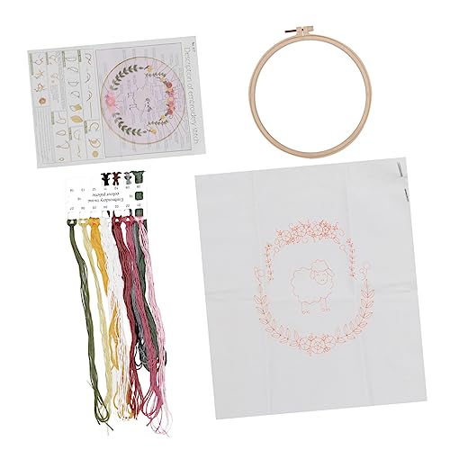 DIYEAH 1 Set Handstickset Zubehör Nähgarn Sets Bastelset Für Anfänger Kleine Stiche Nadeln Zum Herstellen Von Kreuzstickerei Werkzeugen Stickset Stickmaterial Kunststoff von DIYEAH