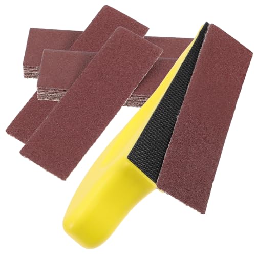 DIYEAH 1 Set Schleifpapierbogen Für Trockenschliff Finishing Verschiedene Polier Und Schleifpapier Schleifpapier Braunes Aluminiumoxid von DIYEAH
