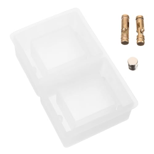 DIYEAH 1 Set-box Flexible Silikonform Ring Schimmelherstellung Schmuck Runden Schlüssel Diy -werkzeug Wiederverwendbare Form Handwerkliche Silikonform Kieselgel von DIYEAH