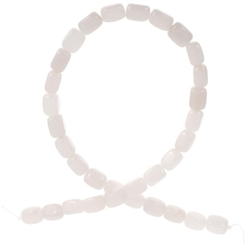 DIYEAH 1 Strang Naturstein-Rechteckperlen für die DIY-Schmuckherstellung, quaderförmige Perlen mit geraden Löchern, loser Edelstein-Anhänger für Armbänder und Halsketten, 8 x 12 mm, ca. 33 von DIYEAH