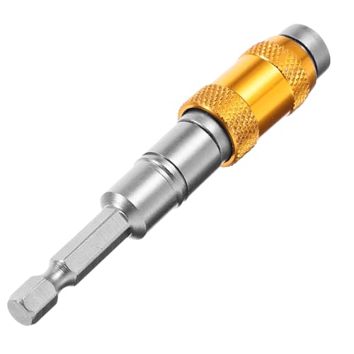 DIYEAH 1 Stück Sechskantschaftadapter Bithalter verlängern drehbarer Bithalter schwenkbarer Bithalter Schnellwechsel-Bithalter magnetischer schwenkbarer Bitspitzenhalter Kohlenstoffstahl von DIYEAH