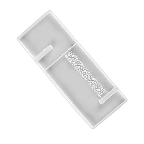 DIYEAH 1 Stück Silikon Handyhalterung Gießform Diy Epoxidharz Mobile Phone Stand Mold Flexible und Wiederverwendbare Silikonform für Handwerksprojekte Einfach zu Reinigen und Praktisch von DIYEAH