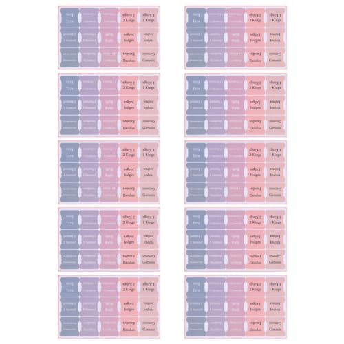 DIYEAH 10 Blatt Bibelstudien-registerkarten Bibel-index-registerkarten Zum Markieren Von Seiten Dekorative Etiketten DIYEAH 10 Blatt Bibelstudien-registerkarten Bibel-index-registerkarten Zum Markieren Von Seiten Dekorative Etiketten von DIYEAH