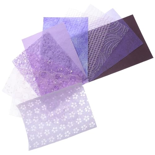 DIYEAH 10 Blatt Diy Retro Scrapbook Texturiertes Bastelpapier für Tagebuch Fotoalben Karten und Notizbücher ca Vintage Design Bastelmaterial von DIYEAH