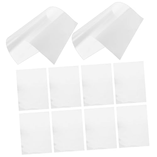 DIYEAH 10 Blatt Doppelseitige Klebefolie Hochtransparentes Stark Haftendes Klebeband für Büro und Kreative Anwendungen Klare Selbstklebende Folie ohne Rückstände von DIYEAH