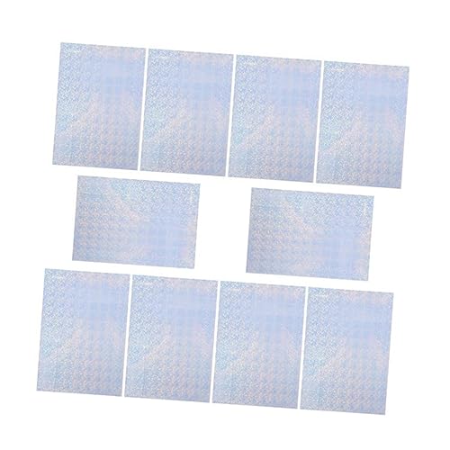DIYEAH 10 Blatt Druckpapier Fotopapier achener printen printing press machine Vinyl-Aufkleberpapier bedruckbares holografisches Aufkleberpapier Fotopapier für Drucker Bilddruckpapier von DIYEAH