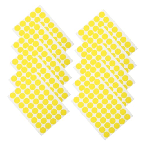 DIYEAH 10 Blatt Selbstklebende Runde Aufkleber Farbige Markierungsdots für Beschriftungen Sortierung und Versiegelung für Büro und Zuhause DIYEAH 10 Blatt Selbstklebende Runde Aufkleber Farbige Markierungsdots für Beschriftungen Sortierung und Versiegelung für Büro und Zuhause von DIYEAH