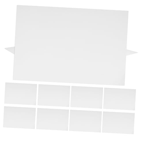 DIYEAH 10 Blatt Spiegelaluminiumfolienplatte Metallic-silber-kartonpapier Glänzendes Papier Metallisches Kartonpapier Bastelfolie Schillernder Karton Folienkarton 250g Karton Silver von DIYEAH