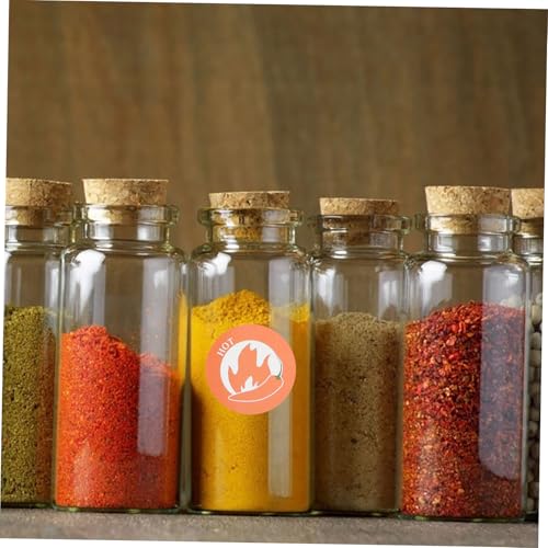 DIYEAH 10 Blatt Teiliges Scharfe Lebensmittel Warnaufkleber mit Chili Selbstklebende Schärfegrad Indikatoren Hitzebeständige Spicy Food Caution Decals für Restaurant und Haushalt DIYEAH 10 Blatt Teiliges Scharfe Lebensmittel Warnaufkleber mit Chili Selbstklebende Schärfegrad Indikatoren Hitzebeständige Spicy Food Caution Decals für Restaurant und Haushalt von DIYEAH