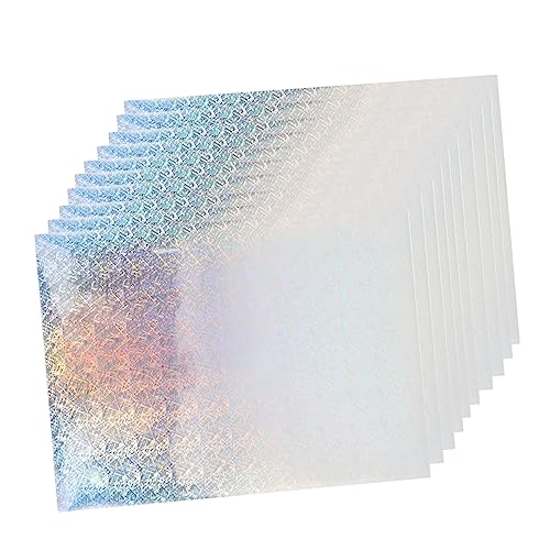 DIYEAH 10 Blatt farbiges Papier Pastell Glänzend Fotodruckpapier Fotopapier druckerpapier aufkleberpapier buntpapier reflektierendes Druckpapier Hochglanzpapier das Haustier Colorful von DIYEAH