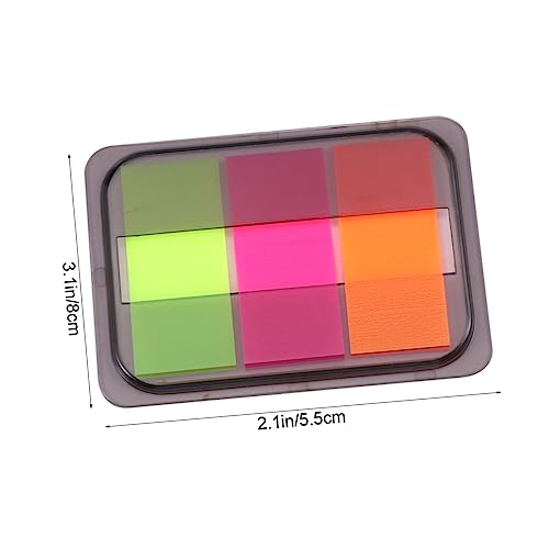 DIYEAH 10 Packungen Neon Haftnotizen Tabs Selbstklebende Abziehbare Pet Marken Farbige Page Marker für Bücher Dokumente Büro und Schule Praktische Notizzettel mit Leuchtenden Farben DIYEAH 10 Packungen Neon Haftnotizen Tabs Selbstklebende Abziehbare Pet Marken Farbige Page Marker für Bücher Dokumente Büro und Schule Praktische Notizzettel mit Leuchtenden Farben von DIYEAH
