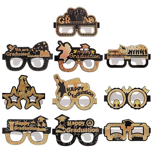 DIYEAH 10 Pcs Abschlussfeier Bevorzugt Papierabschlussbrillen Neujahrs Kleiderzubehör Papier Brillenbäume Papier DIYEAH 10 Pcs Abschlussfeier Bevorzugt Papierabschlussbrillen Neujahrs Kleiderzubehör Papier Brillenbäume Papier von DIYEAH