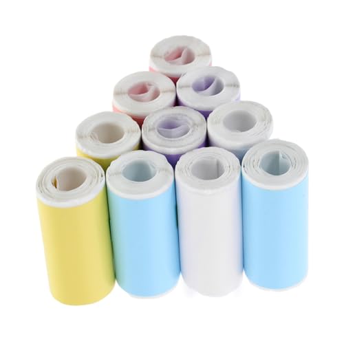 DIYEAH 10 Rollen Thermopapier Thermoaufkleber Etikettenpapier Farbdruckeraufkleber Farbiges Aufkleberpapier Thermodruckeraufkleber Thermodruckpapier Minipapier Selbstklebendes Papier DIYEAH 10 Rollen Thermopapier Thermoaufkleber Etikettenpapier Farbdruckeraufkleber Farbiges Aufkleberpapier Thermodruckeraufkleber Thermodruckpapier Minipapier Selbstklebendes Papier von DIYEAH