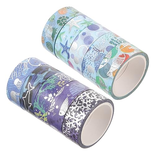DIYEAH 10 Rollen Washi -bänder Gemustert Scrapbooking Aufkleber Journaling Sammelalbum Washi Tape Dekoratives Klebeband Wickelbänder Dünnes Washi-tape Papier DIYEAH 10 Rollen Washi -bänder Gemustert Scrapbooking Aufkleber Journaling Sammelalbum Washi Tape Dekoratives Klebeband Wickelbänder Dünnes Washi-tape Papier von DIYEAH