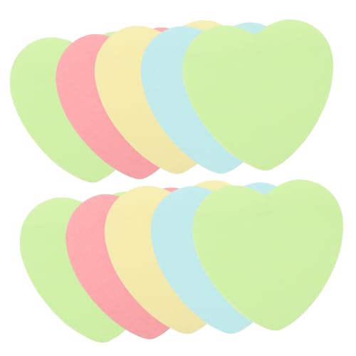 DIYEAH 10 Sätze Dekorative Haftnotizen Bunte Selbstklebende Memo Pads für Büro Schule Zuhause für To Do Listen und Wichtige Notizen Vielseitig Einsetzbar von DIYEAH