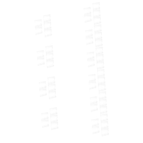 DIYEAH 10 Sätze Oem Anzeige Etikettenhalter Für Den Einzelhandel Stand Speisekarte Inhaber Menühalter Desktop-menü-aufbewahrungsregal Desktop-preisregal Acryl 5 Stücke * 10 von DIYEAH
