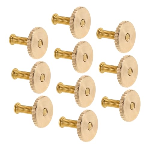 DIYEAH 10 Sätze Teiliges Butterfly Pin Back Schraubverschluss Badge Zubehör für Basteln Metallabzeichen Anstecknadel Ersatz Einfach zu Befestigen und Vielseitig Einsetzbar von DIYEAH