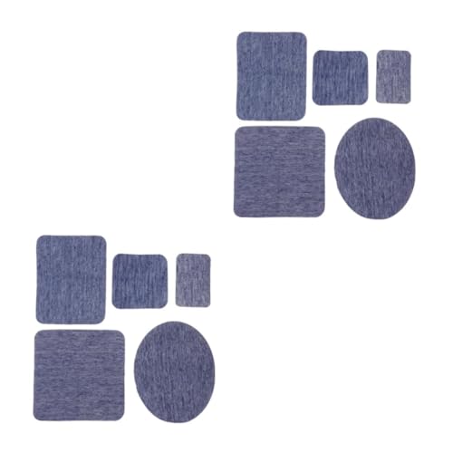 DIYEAH 10 Stk. Bügelflicken Jeans Patches aus Denim zum Aufbügeln Waschbare Selbstklebende Reparatur und Dekorationspatches für Kleidung Wie Hosen Jacken Röcke und Shirts DIYEAH 10 Stk. Bügelflicken Jeans Patches aus Denim zum Aufbügeln Waschbare Selbstklebende Reparatur und Dekorationspatches für Kleidung Wie Hosen Jacken Röcke und Shirts von DIYEAH