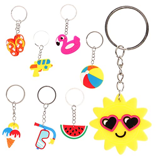 DIYEAH 10 Stk. Teiliges Hawaii PVC Schlüsselanhänger Sommerliches Stranddesign Leicht Robust als Handtaschen oder Rucksackanhänger Geeignet für Party und Stranddeko DIYEAH 10 Stk. Teiliges Hawaii PVC Schlüsselanhänger Sommerliches Stranddesign Leicht Robust als Handtaschen oder Rucksackanhänger Geeignet für Party und Stranddeko von DIYEAH