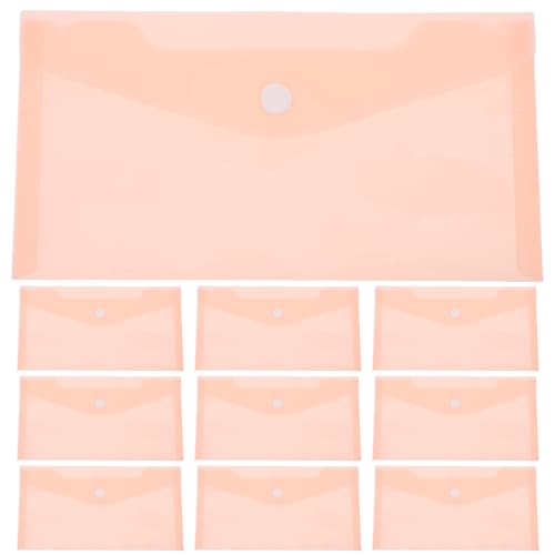 DIYEAH 10 Stück Aktenordner: Dokumententaschen aus Kunststoff mit Druckknopfverschluss, Umschlagtaschen zur Papieraufbewahrung – transparente, wasserdichte Aktenordner für Zuhause, Büro, Schule DIYEAH 10 Stück Aktenordner: Dokumententaschen aus Kunststoff mit Druckknopfverschluss, Umschlagtaschen zur Papieraufbewahrung – transparente, wasserdichte Aktenordner für Zuhause, Büro, Schule von DIYEAH